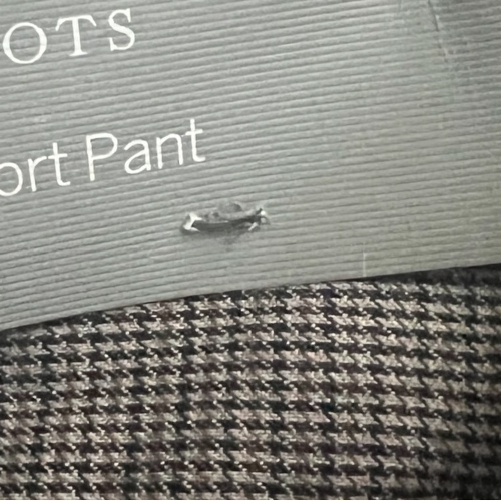 Talbots Newport Grey Checkered Dress Business Wool Blend Pants Women's Size 8 - Picture 2 of 4